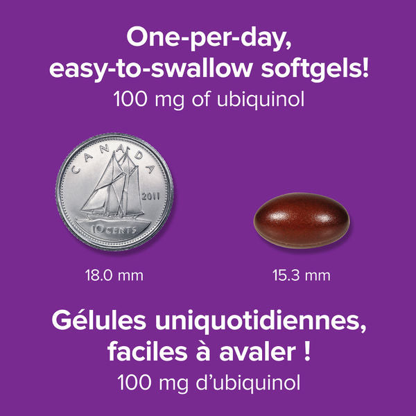 Ubiquinol QH® Active CoQ10 Softgels, image-enhanced-pill