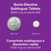 Vitamin B12 Extra Strength Methylcobalamin Sublingual Tablets, image-enhanced-pill