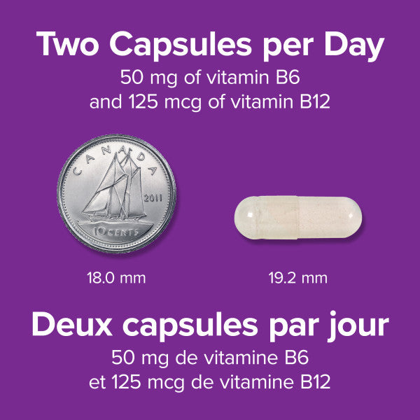 Vitamin B6+B12 with Folic Acid Capsules, image-enhanced-pill