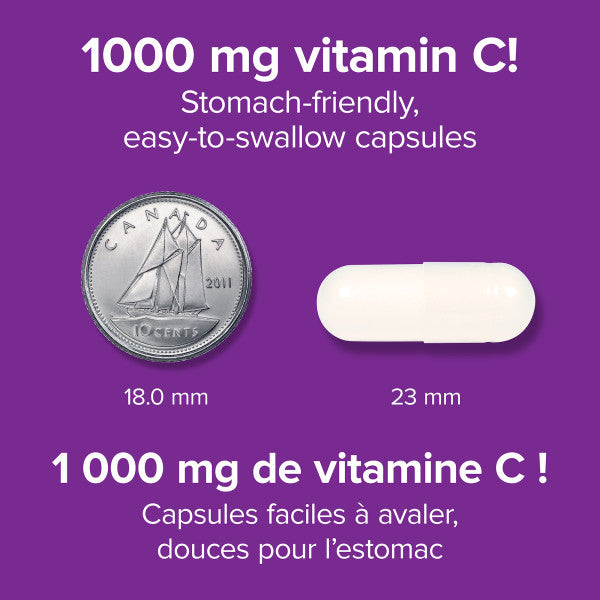 Vitamin C Calcium Ascorbate Stomach Friendly Capsules, image-enhanced-pill