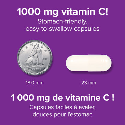 Vitamin C Calcium Ascorbate Stomach Friendly Capsules, image-enhanced-pill