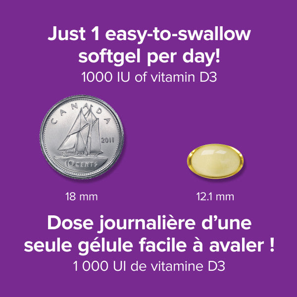 Vitamin D3 Softgels, image-enhanced-pill