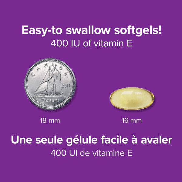 Vitamin E Natural Source Softgels, image-enhanced-pill