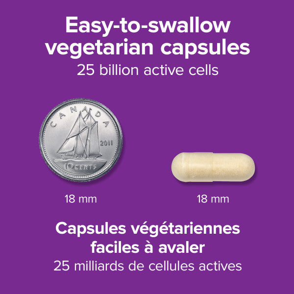 Women’s Daily Probiotic 25 Billion Vegetarian Capsules, image-enhanced-pill