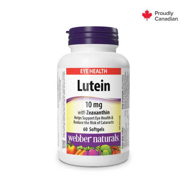 Lutein with Zeaxanthin 10 mg for Webber Naturals|v|hi-res|WN3366