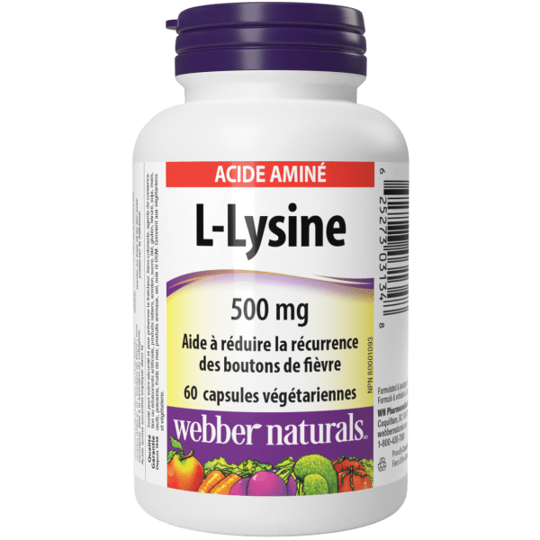 L-Lysine 500 mg for Webber Naturals|v|hi-res|WN3134