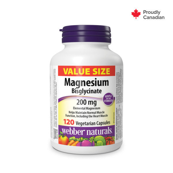 Bisglycinate de magnésium 200 mg for Webber Naturals|v|hi-res|WN3694