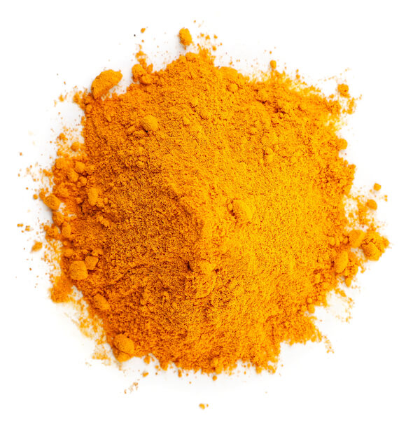 Pile of ground turmeric