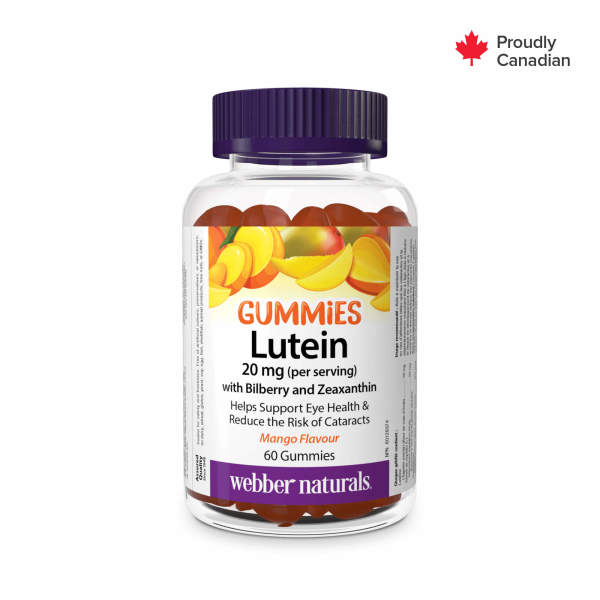 Lutein Gummies 20 mg with Bilberry and Zeaxanthin  for Webber Naturals|v|hi-res|WN3939