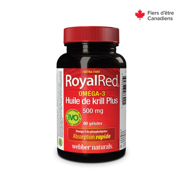 RoyalRed Oméga-3 Huile de krill Plus Extra-fort 500 mg for Webber Naturals|v|hi-res|WN3399