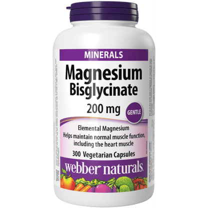 Magnesium Bisglycinate 200 mg for Webber Naturals|v|hi-res|WN5289