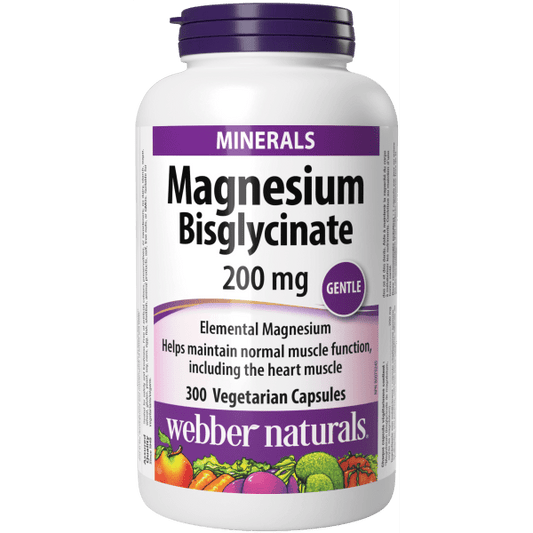 Magnesium Bisglycinate 200 mg for Webber Naturals|v|hi-res|WN5289