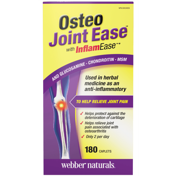 Osteo Joint Ease™ with InflamEase™ and Glucosamine Chondroitin MSM Caplets for Webber Naturals|v|hi-res|WN5104