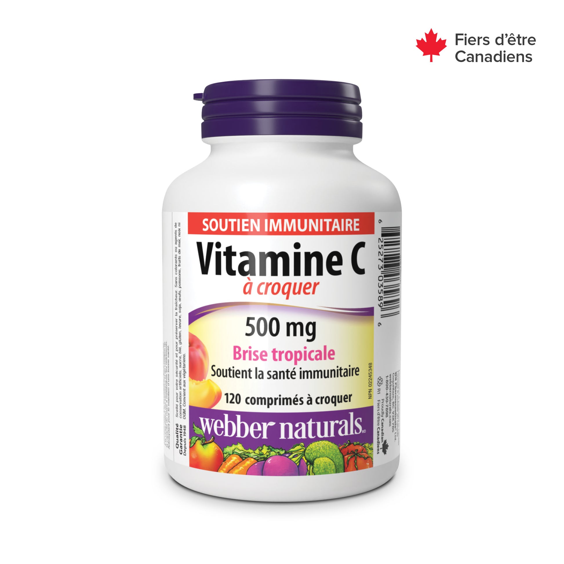 Chewable Vitamin C Tropical Breeze for Webber Naturals|v|hi-res|WN3589