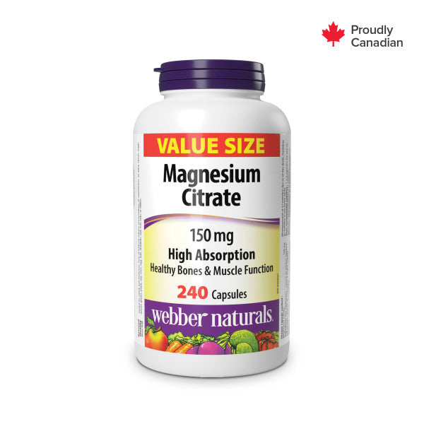Magnesium Citrate High Absorption 150 mg for Webber Naturals|v|hi-res|WN3915