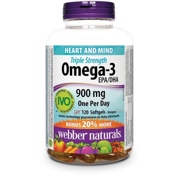 Triple Concentration Oméga-3 900 mg AEP/ADH for Webber Naturals|v|hi-res|WN3879