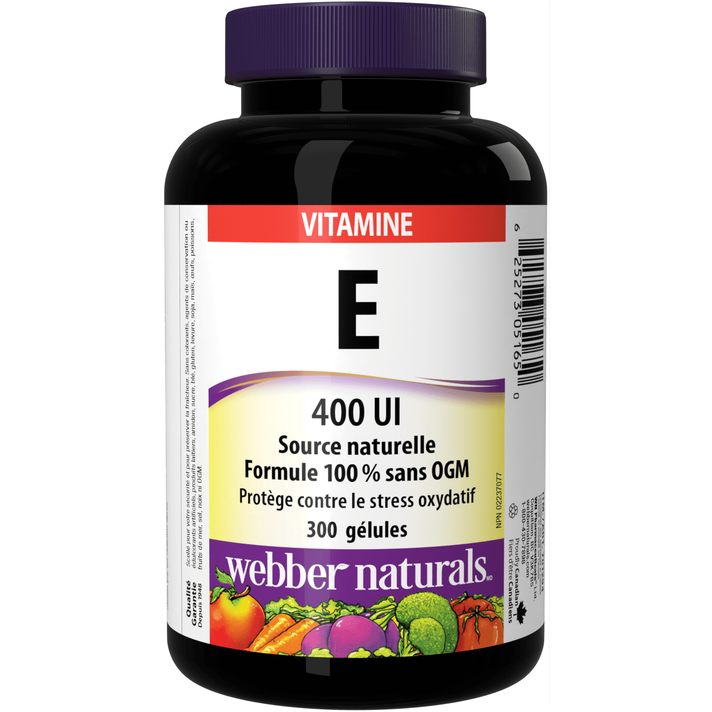 Vitamine E 400 UI gélules for Webber Naturals|v|hi-res|WN5165