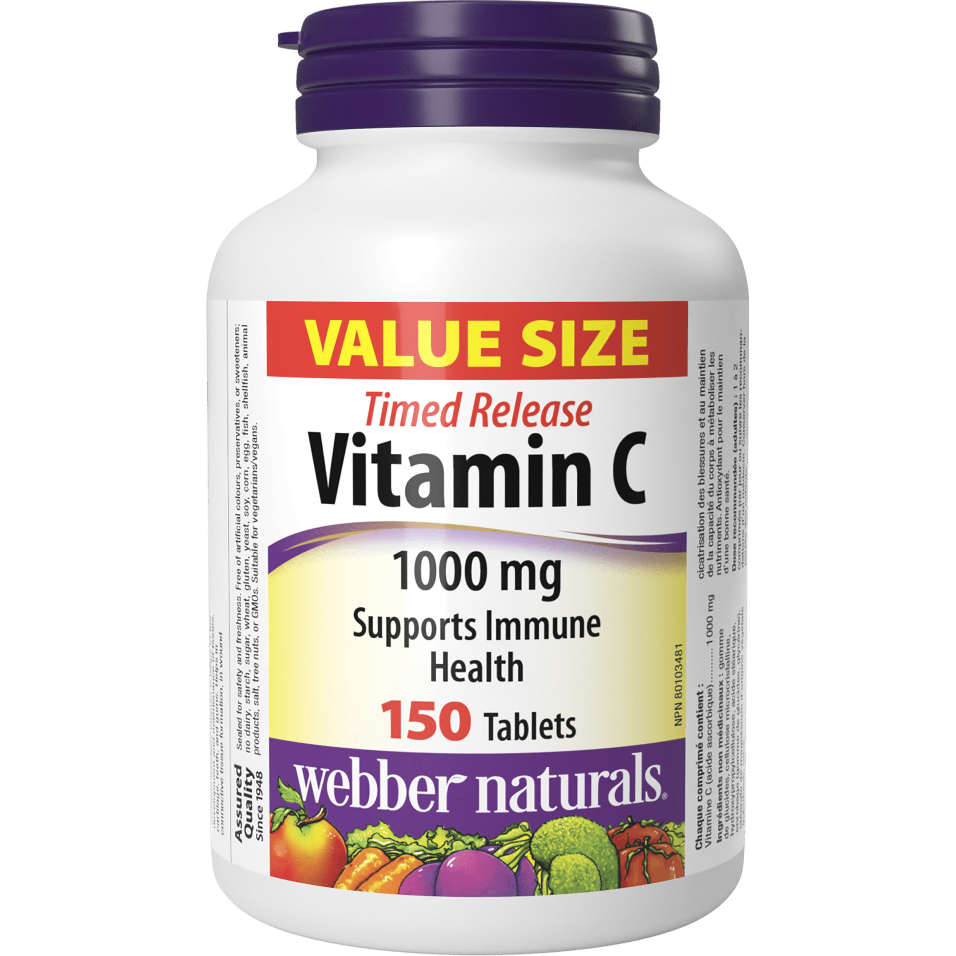 Vitamin C Timed Release for Webber Naturals|v|hi-res|WN3907