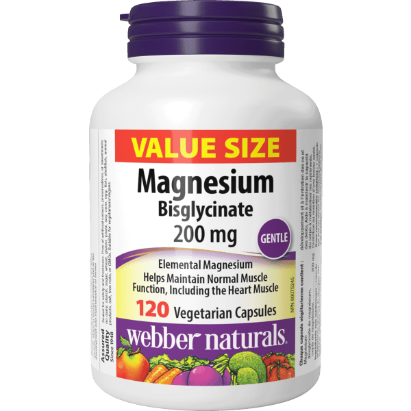 Magnesium Bisglycinate 200 mg for Webber Naturals|v|hi-res|WN3694