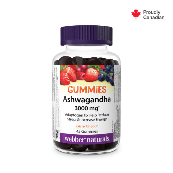 Ashwagandha Gummies Berry for Webber Naturals|v|hi-res|WN3942