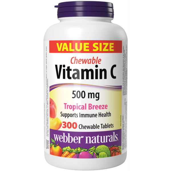 Chewable Vitamin C Tropical Breeze for Webber Naturals|v|hi-res|WN3277
