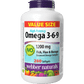 Omega 3-6-9 High Potency Fish, Flax & Borage 1200 mg for Webber Naturals|v|hi-res|WN3950