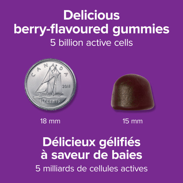 specifications-Probiotic 5 Billion Gummies  Berry for Webber NaturalsWN3943