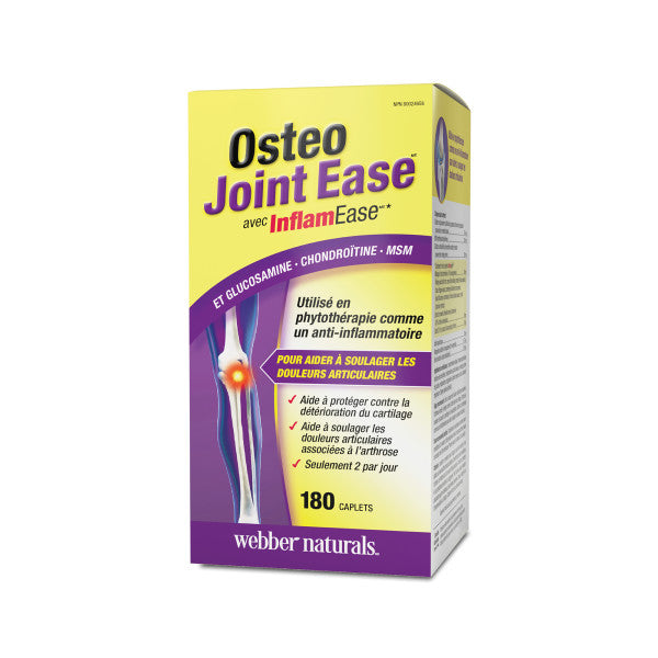 Osteo Joint Ease(MC) avec InflamEase(MC) et glucosamine, chondroïtine et MSM caplets for Webber Naturals|v|hi-res|WN5104