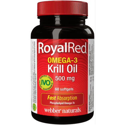 RoyalRed® Omega-3 Krill Oil 500 mg for Webber Naturals|v|hi-res|WN3390