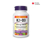 Vitamine K2+D3 I20 mcg/I 000 UI for Webber Naturals|v|hi-res|WN3929