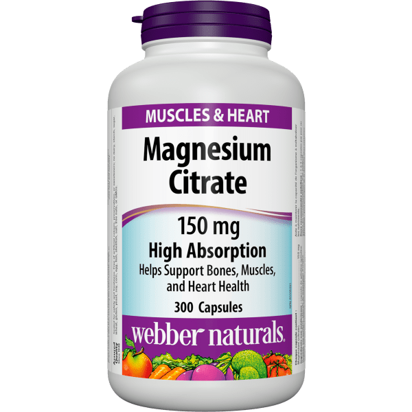 Magnesium Citrate  150 mg  300 Capsules, image-hi-res