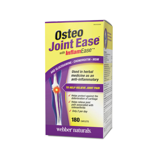 Osteo Joint Ease(MC) avec InflamEase(MC) et glucosamine, chondroïtine et MSM caplets for Webber Naturals|v|hi-res|WN5104