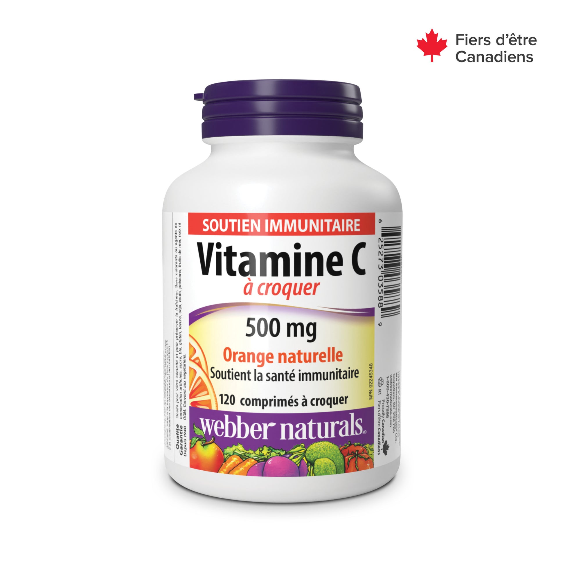 Vitamine C à croquer orange naturelle for Webber Naturals|v|hi-res|WN3588