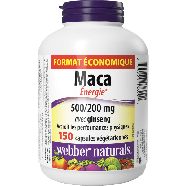 Maca avec ginseng 500/200 mg for Webber Naturals|v|hi-res|WN3699