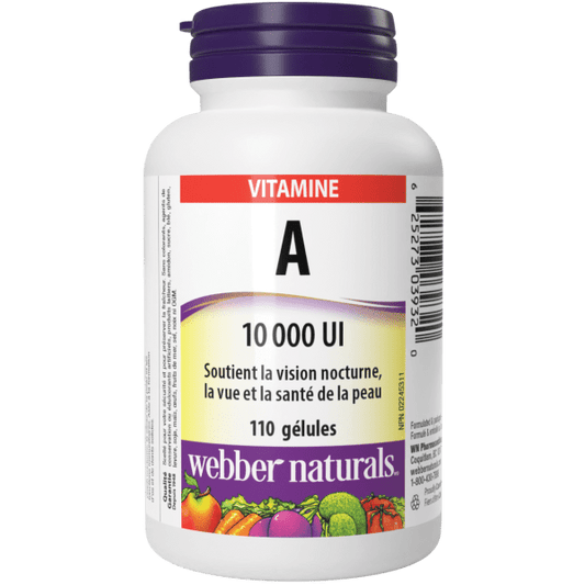 Vitamine A 10 000 UI for Webber Naturals|v|hi-res|WN3932