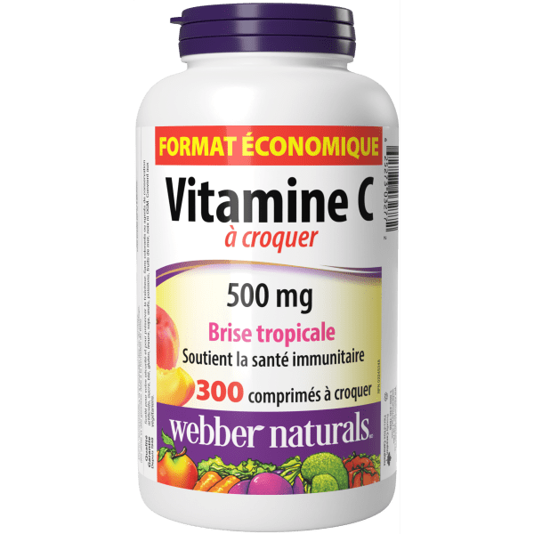 Vitamine C à croquer brise tropicale for Webber Naturals|v|hi-res|WN3277