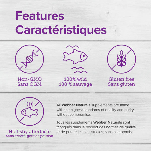 specifications-Oméga-3 Ultra-fort 700 mg AEP/ADH for Webber Naturals