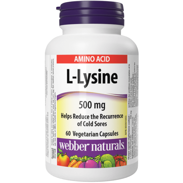 L-Lysine 500 mg for Webber Naturals|v|hi-res|WN3134