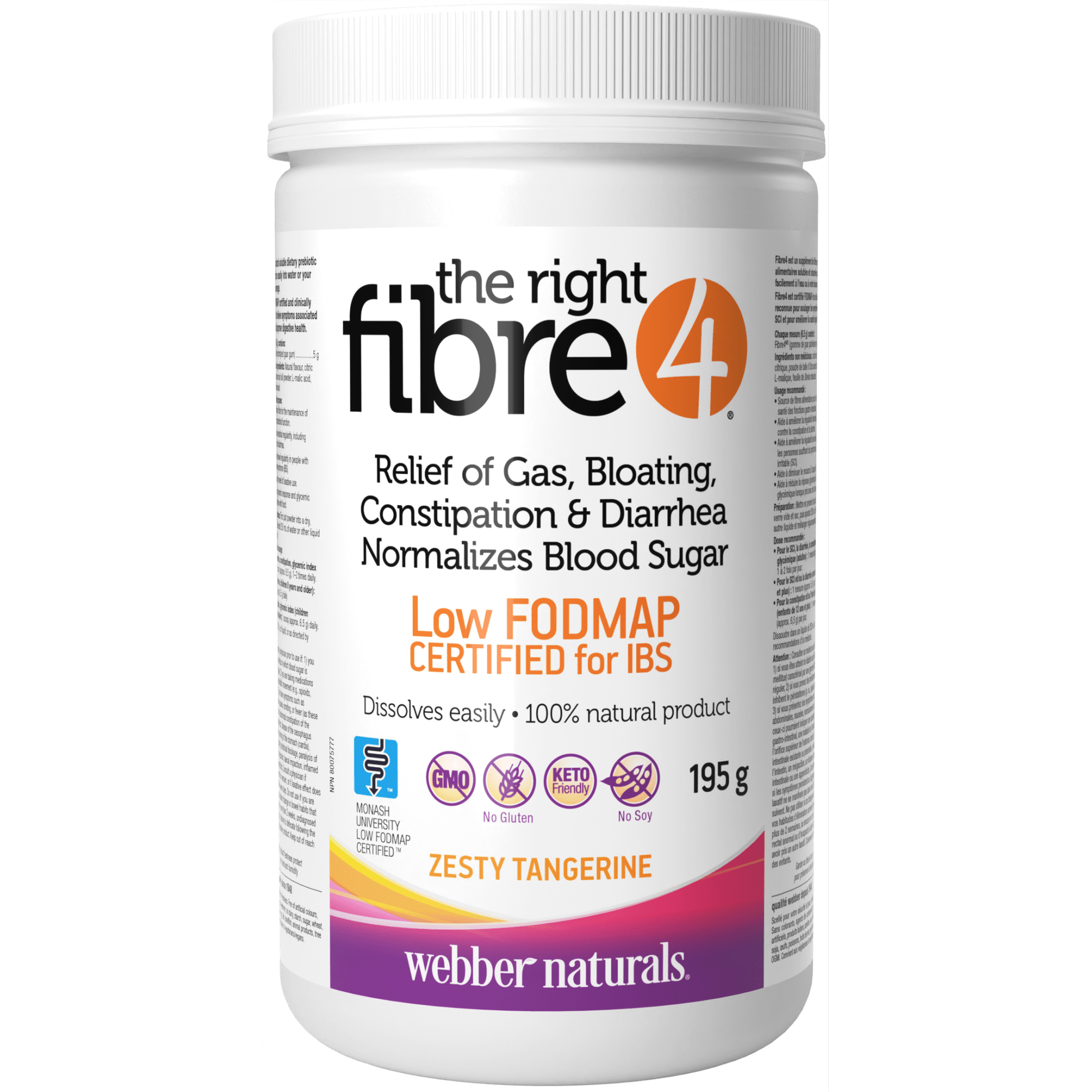 The Right Fibre4®, Zesty Tangerine for Webber Naturals|v|hi-res|WN3676