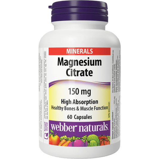 Magnesium Citrate High Absorption    150 mg  60 Capsules, image-hi-res