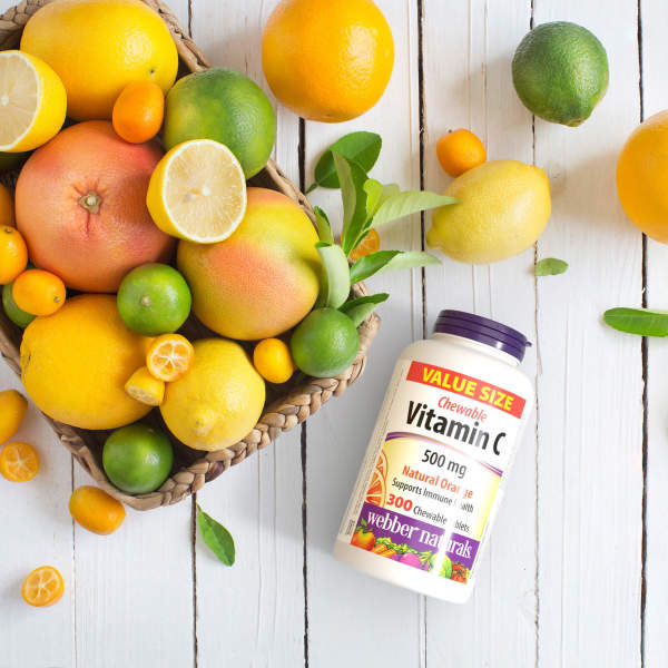 Chewable Vitamin C Natural Orange for Webber Naturals|v|hi-res|WN3276