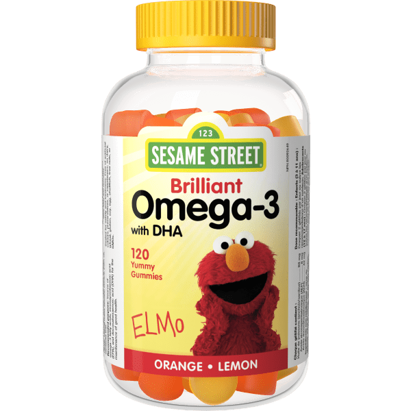 Omega-3 with DHA   120 Gummies Orange • Lemon , image-hi-res