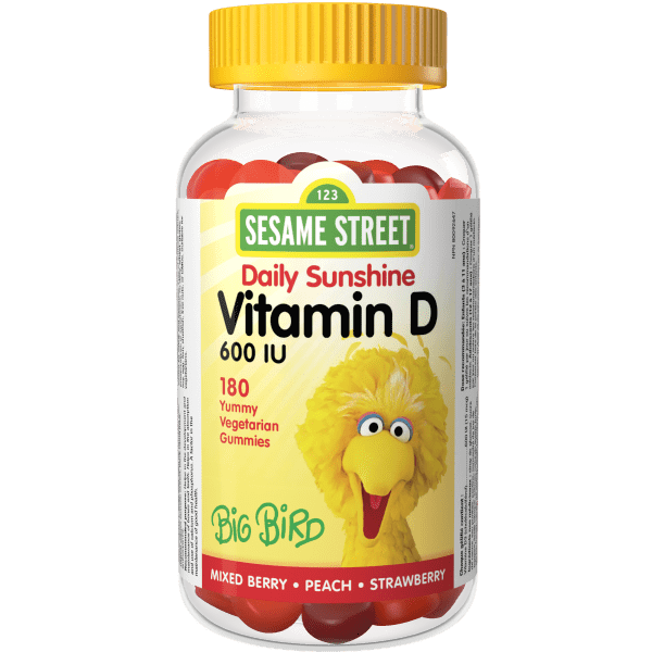 Vitamin D3  600 IU  180 Vegetarian Gummies Mixed Berry • Peach • Strawberry, image-hi-res