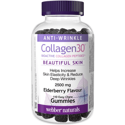 Collagen30®  Bioactive Collagen Peptides™   2500 mg  110 Gummies Elderberry, image-hi-res