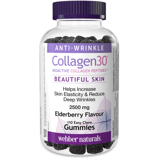 Collagen30®  Bioactive Collagen Peptides™   2500 mg  110 Gummies Elderberry, image-hi-res
