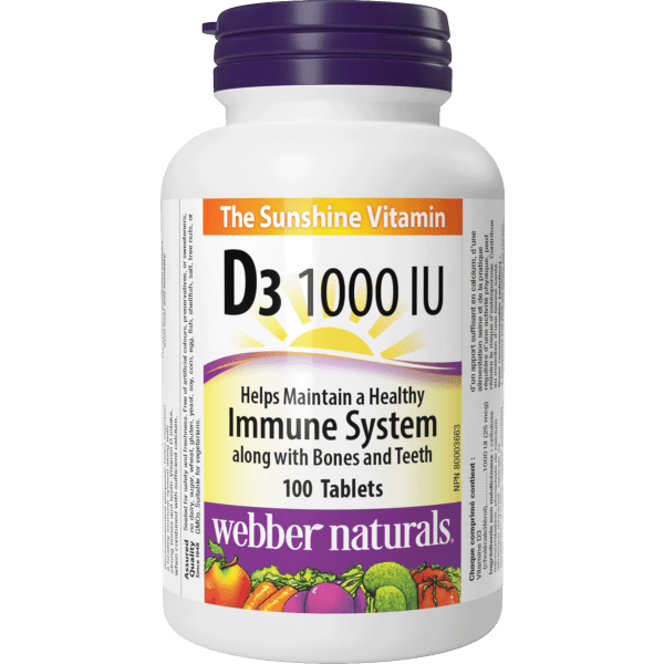 D3  1000 IU  100 Tablets, image-hi-res
