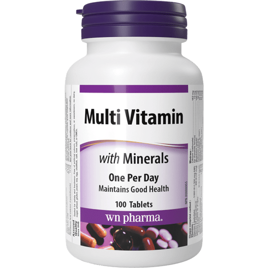 Multi Vitamin with Minerals One Per Day   100 Tablets, image-hi-res