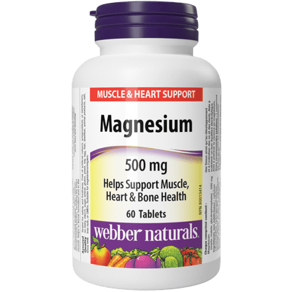 Magnesium  500 mg  60 Tablets, image-hi-res
