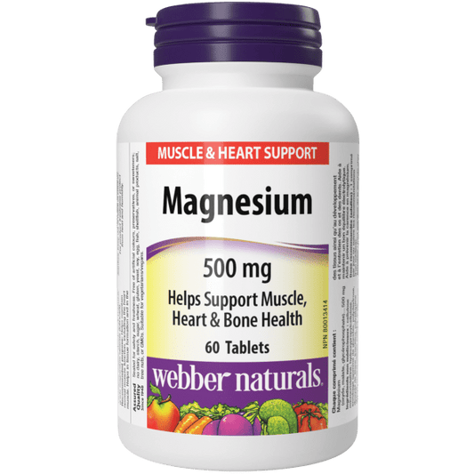 Magnesium  500 mg  60 Tablets, image-hi-res