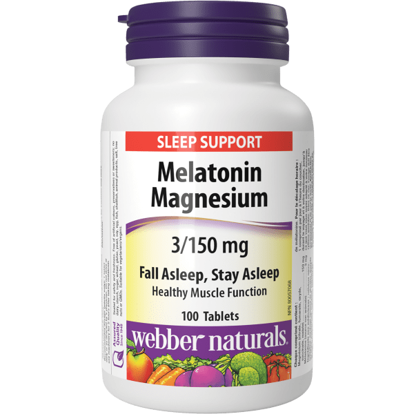 Melatonin Magnesium  3/150 mg  100 Tablets, image-hi-res